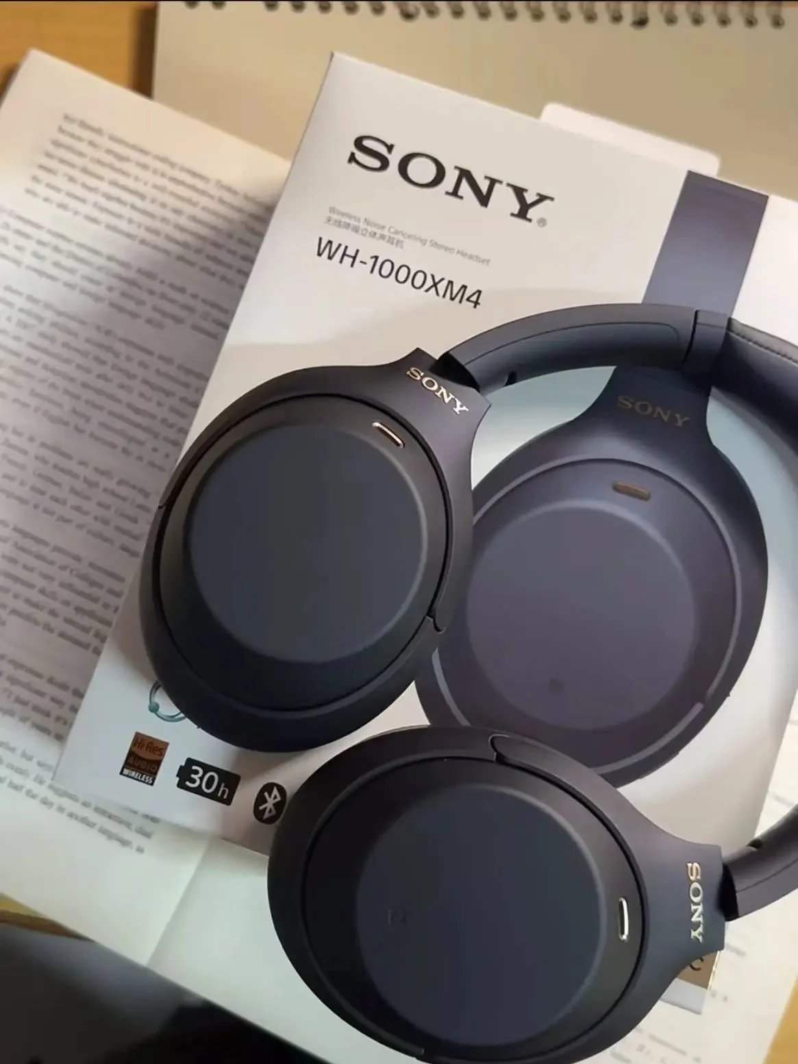 Sony XM4 Black (No Returns or Exchanges for Non-Quality Issues)