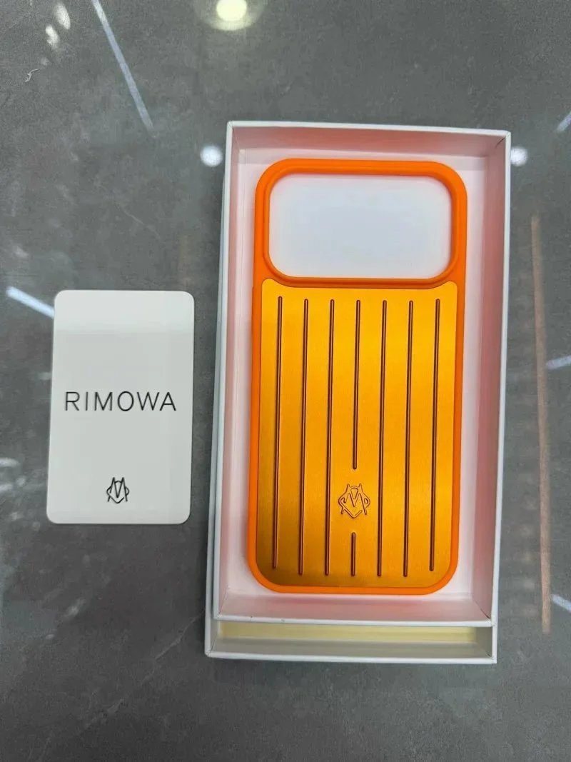 Rimowa Aluminum Case for iPhone Orange