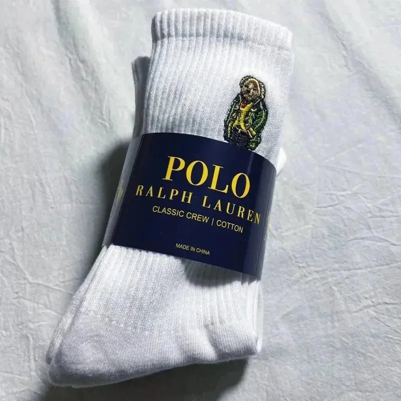 RALPH LAUREN White Long Socks (3 Pairs)