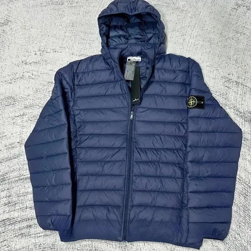 Lightweight Down Jacket - Navy Blue