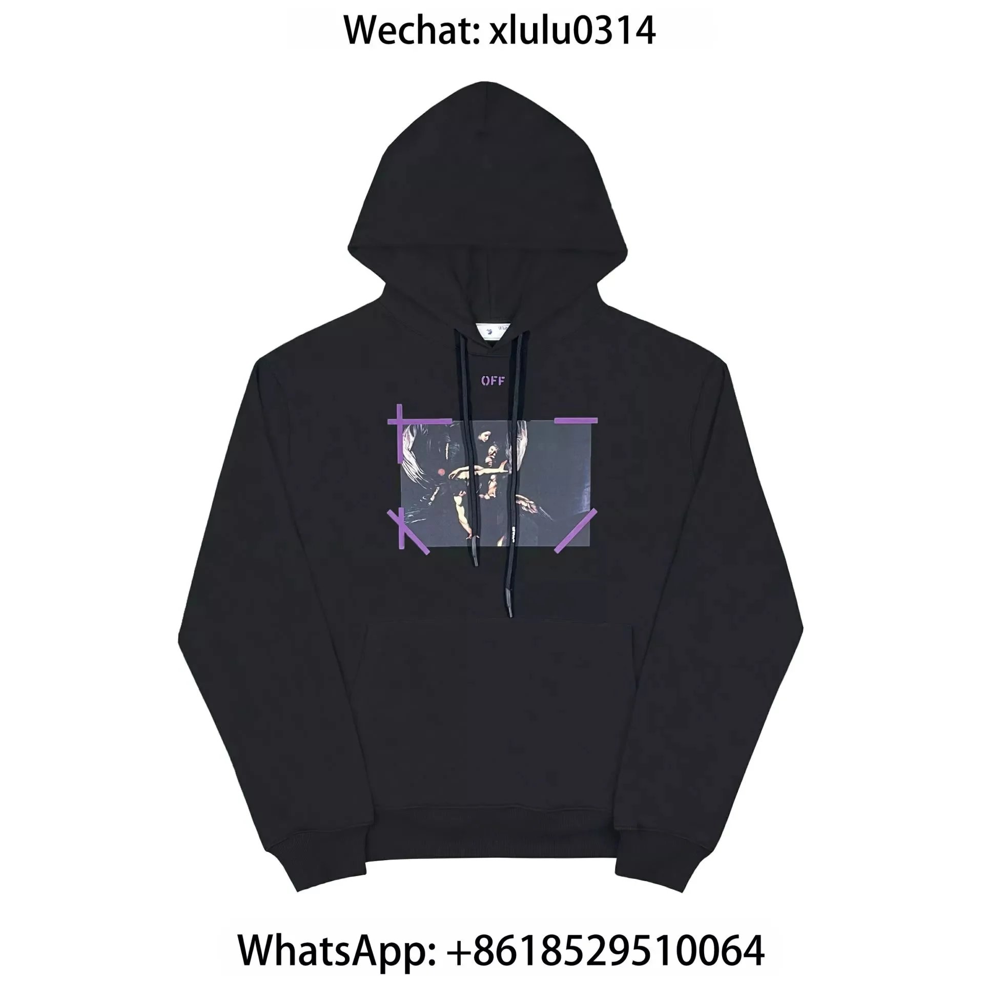 Jasonreps Ow Purple Religious Hoodie
