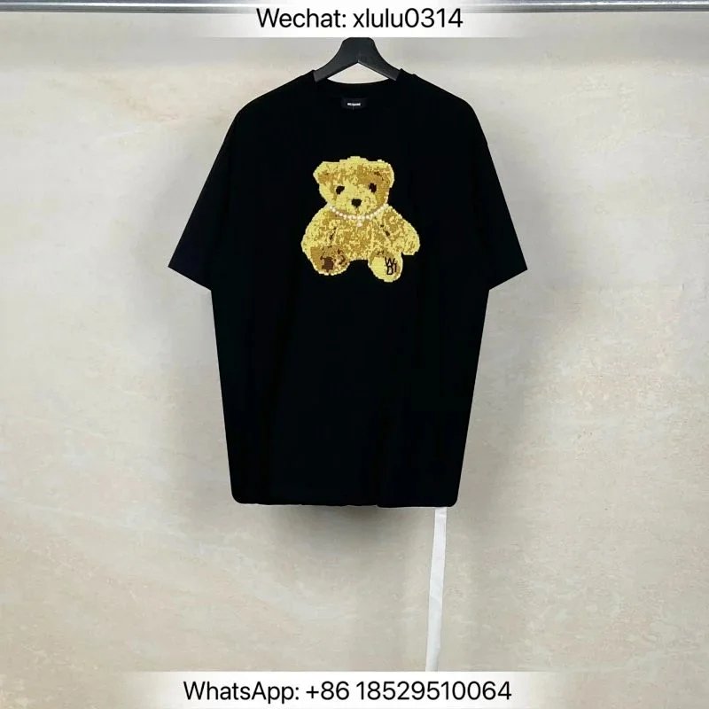 WE11 刺绣小熊短袖