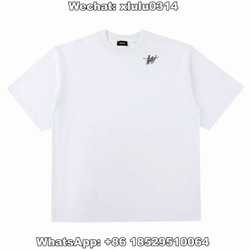 WE11DONE 肩膀W字母T