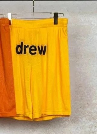 Drew House Mesh Shorts Yellow
