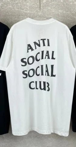 Anti Social Social Club Logo Print White T-Shirt