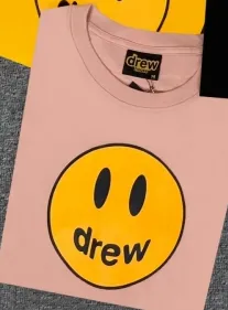 Drew House Smiley Face T-Shirt Pink - 1