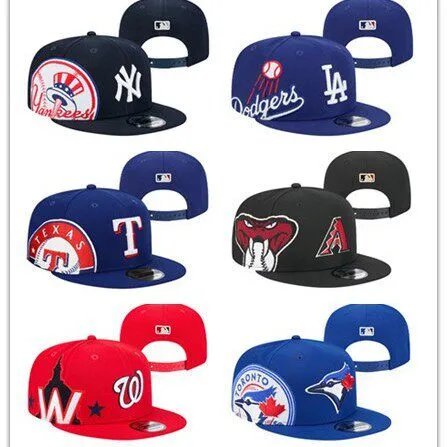 M16-2025 New Dodgers LA Baseball Hat Sunscreen and Sunshade Hat NY Couple's Sun Letter Embroidered Duck Tongue Hat