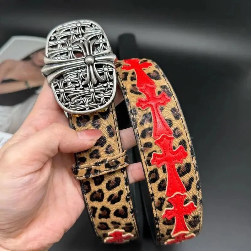 Silver Tomb Leopard Print Red
