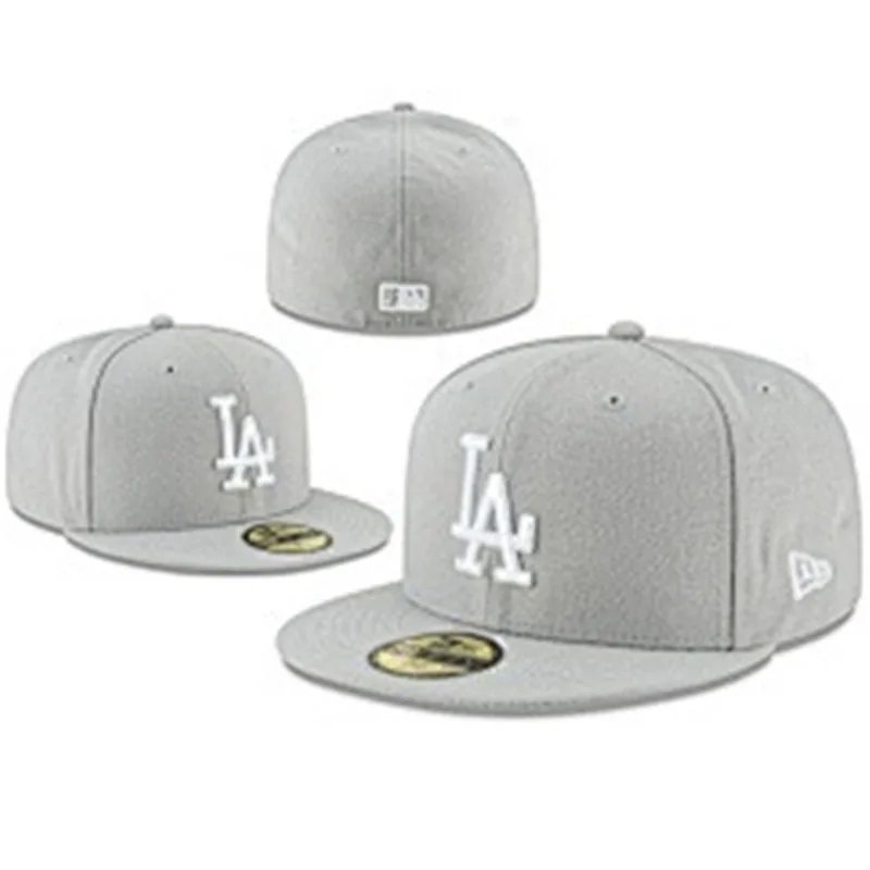 New Era LA Dodgers 59FIFTY Cap Grey