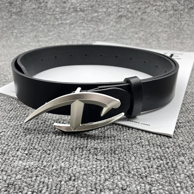 Diesel Logo Belt Black