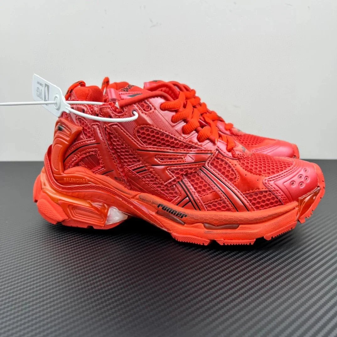 Red Balenciaga Sneakers