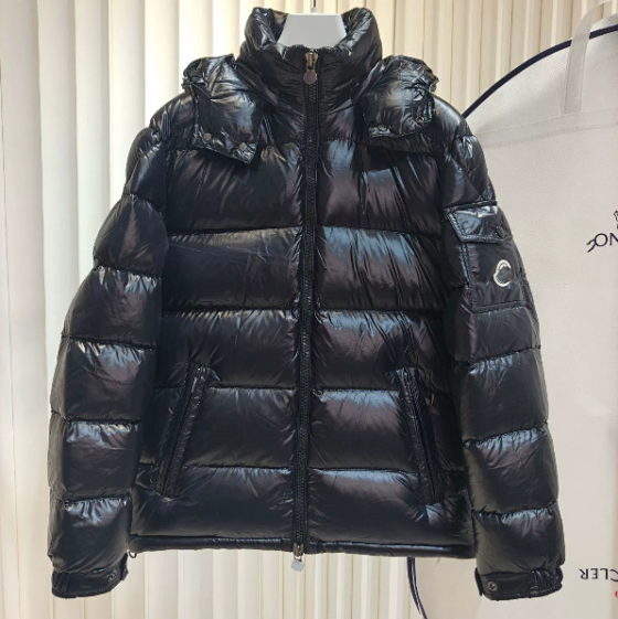 High version M Maya NFC black classic down jacket white duck down comfortable warm and cold proof hooded jacket
