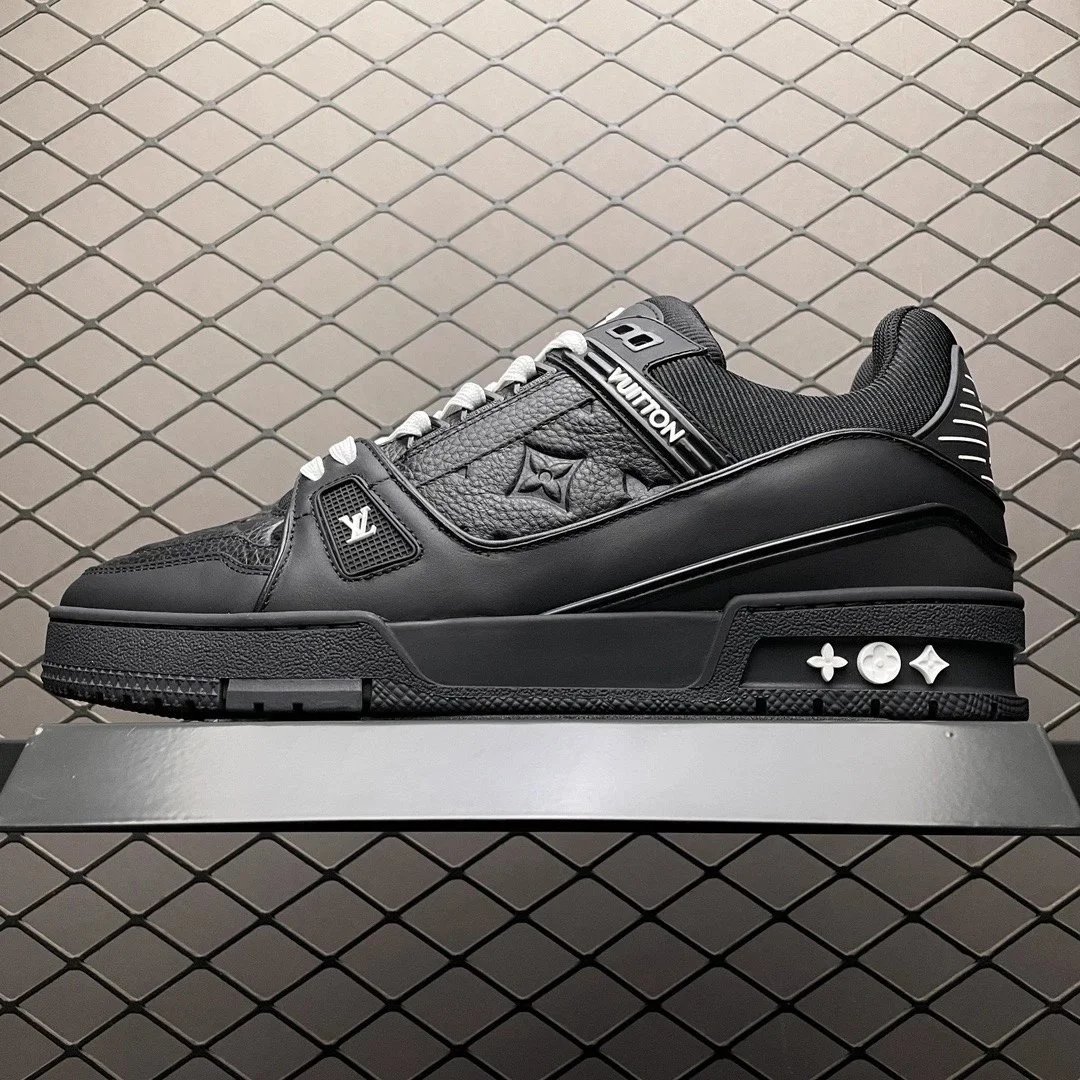Black & White Leather Embossed