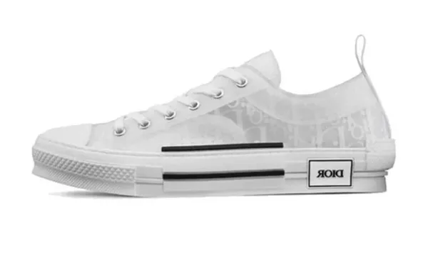 Dior B23 Oblique White Sneakers - 1