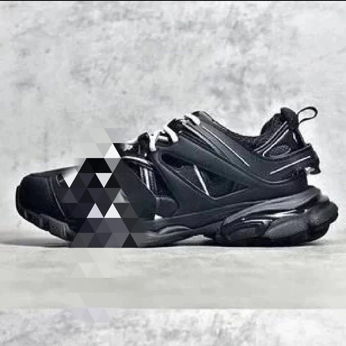 black and white