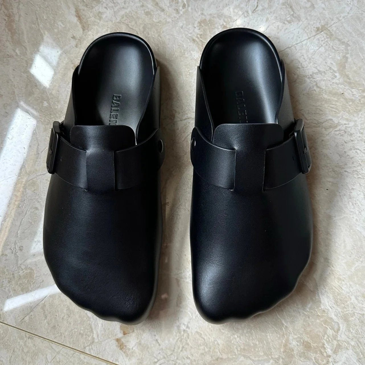 BALENCIAGA Black Smooth Leather
