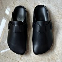 BALENCIAGA Borken Black Smooth Leather