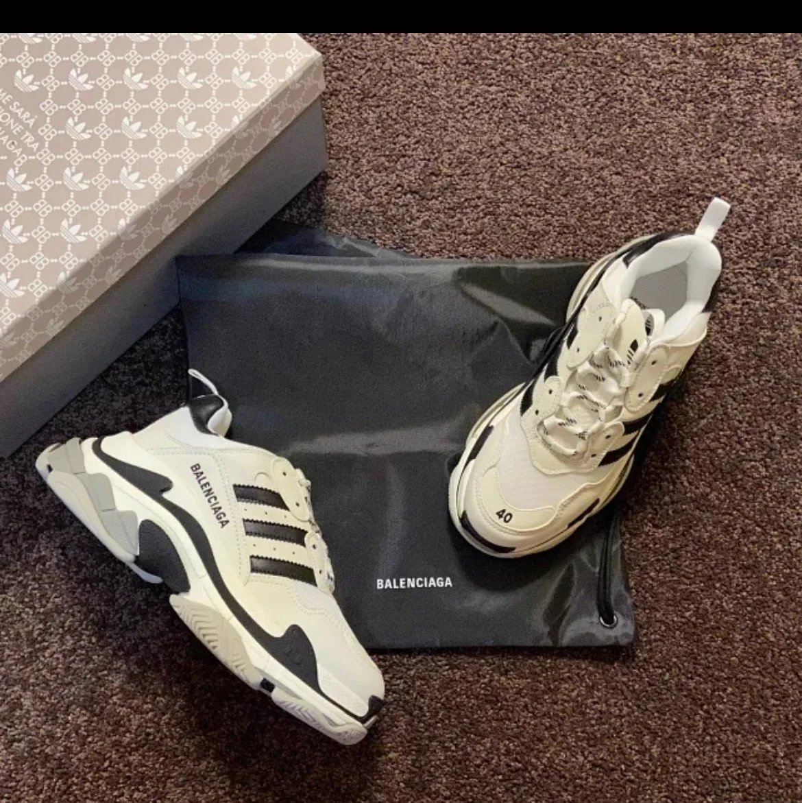 Adidas Collaboration Black White