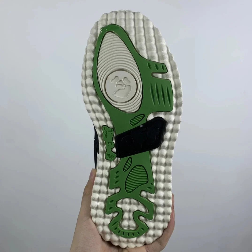 Off-White Diagonal Sneaker Green White Sneakers - 8