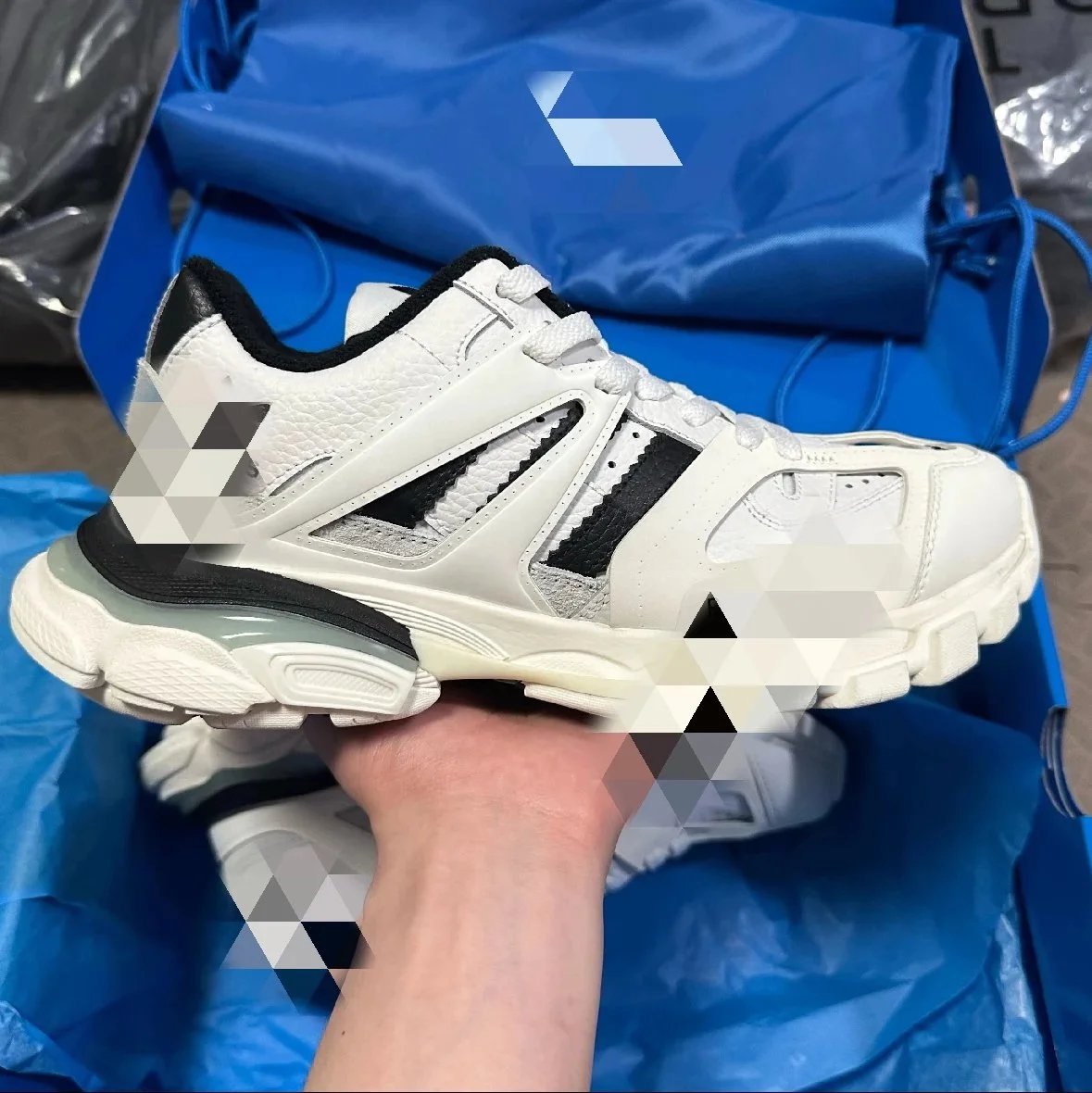 BLCG ADIDAS co branded white and black