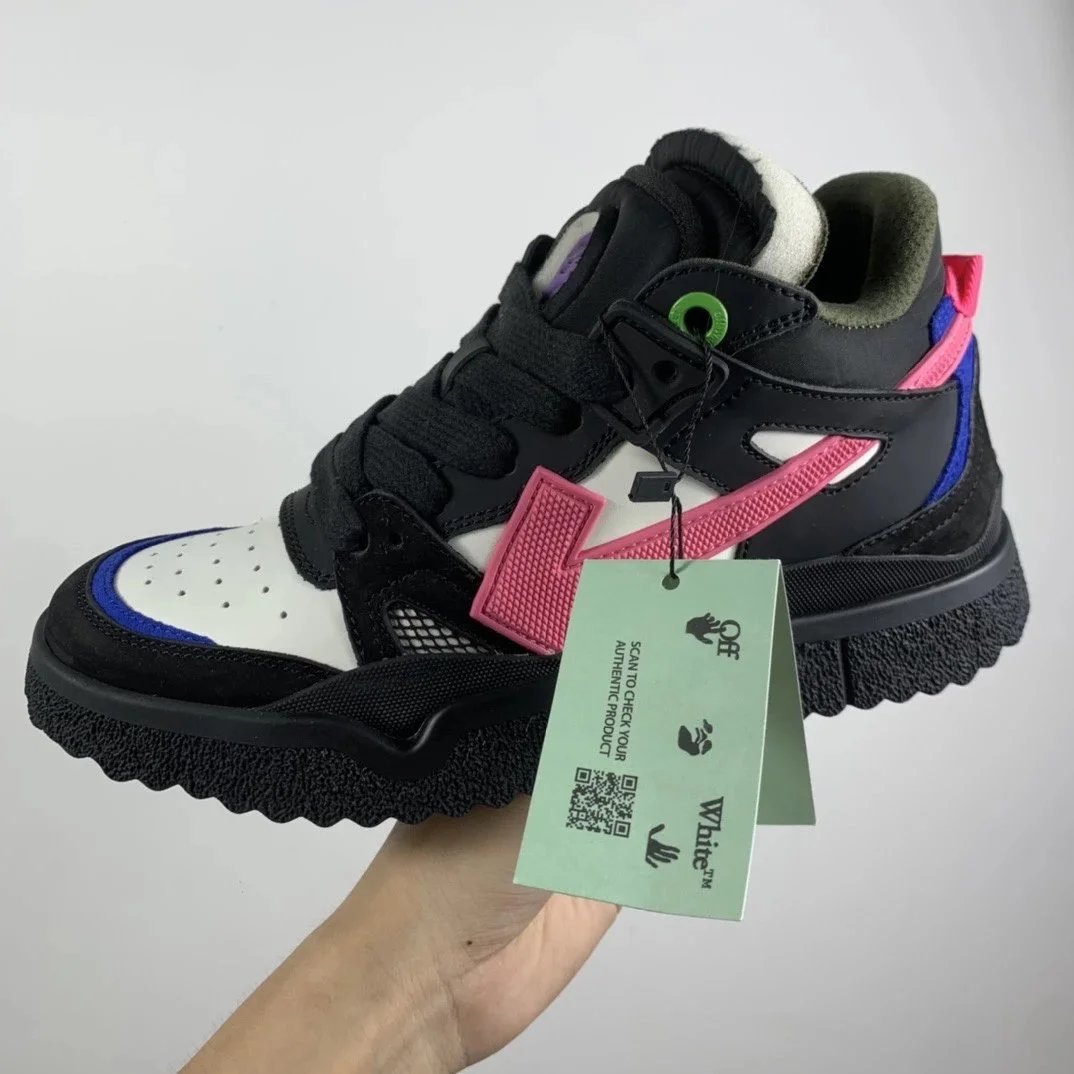Off-White Diagonal Sneaker Green White Sneakers - 15