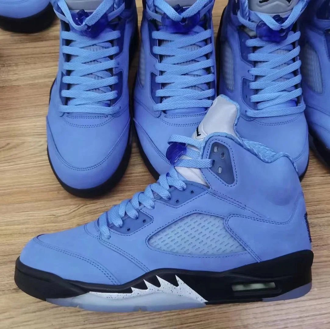 Jordan 5 Metallic Silver — Dark Blue colorway — USFans Spreadsheet photo