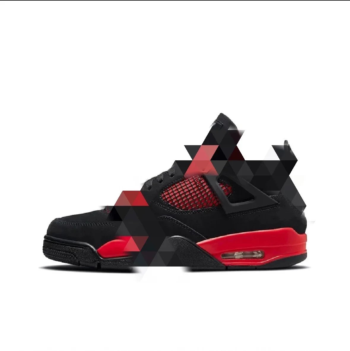 Black red lightning