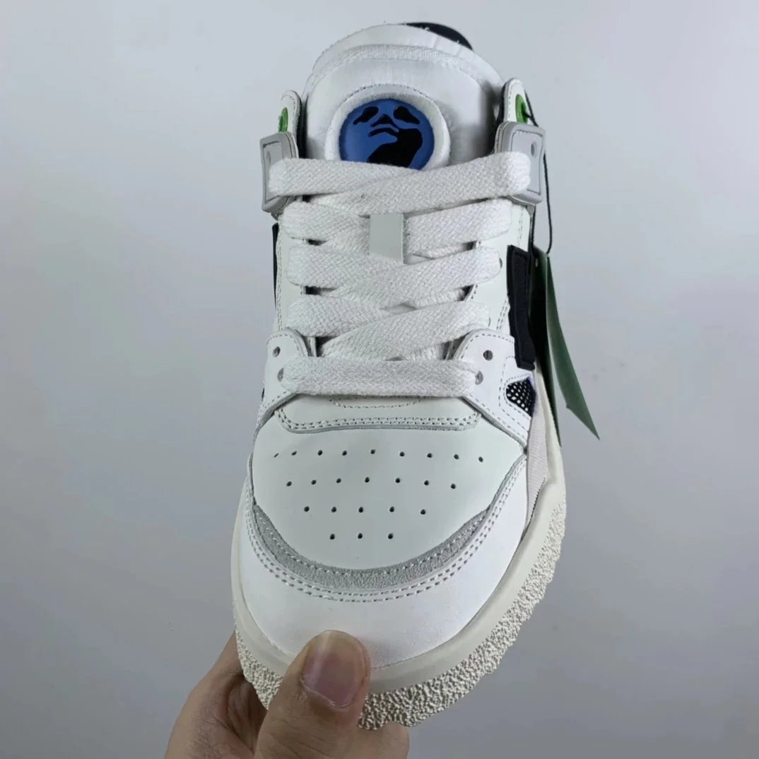 Off-White Diagonal Sneaker Green White Sneakers - 4