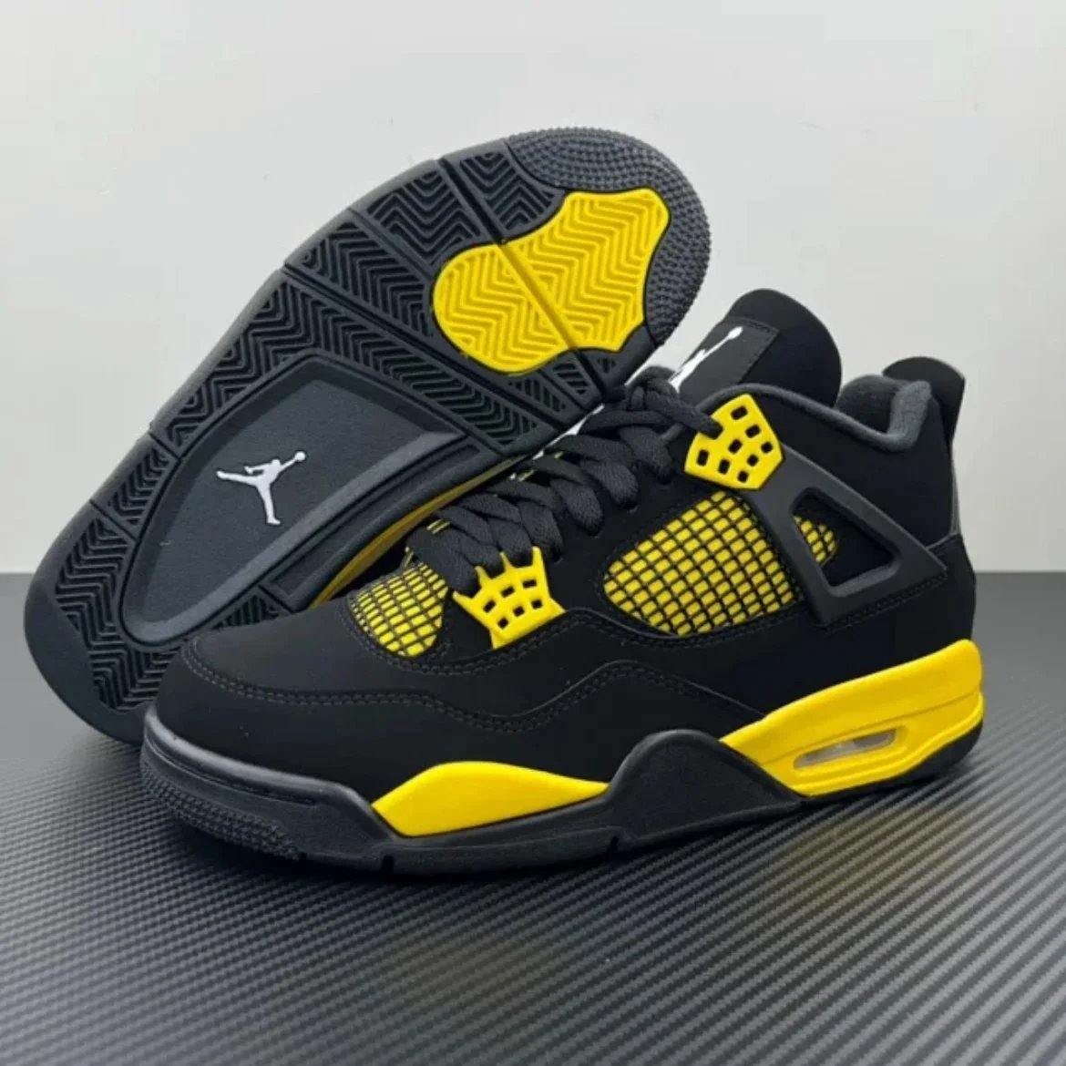 Black and yellow lightning