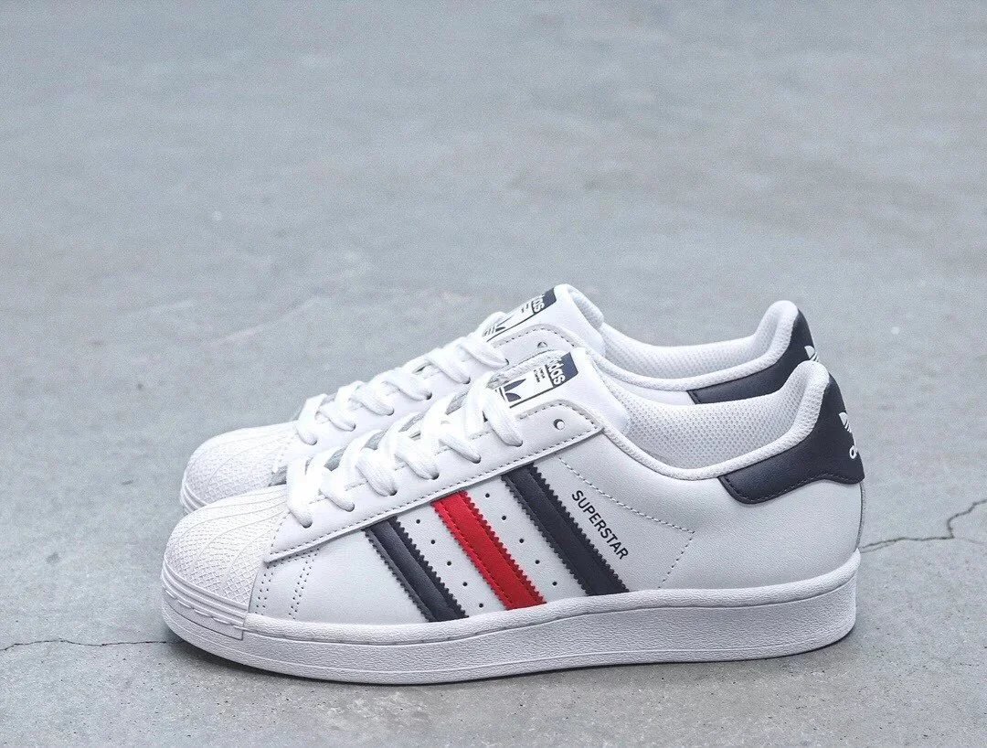 Black and white red