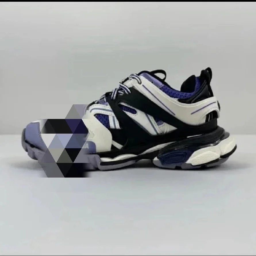 Black, white, purple