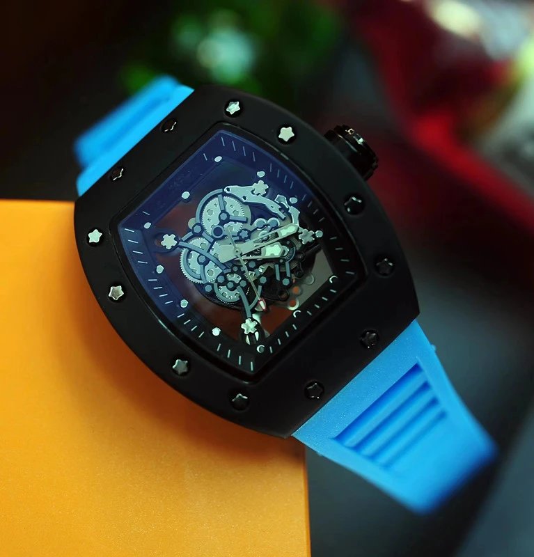 Black Light Blue Strap