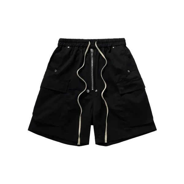 Rick Owens DRKSHDW Cargo Zip-Front Shorts Black - 6