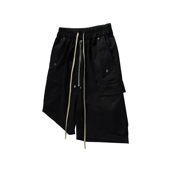 Rick Owens DRKSHDW Cargo Zip-Front Shorts Black - 8