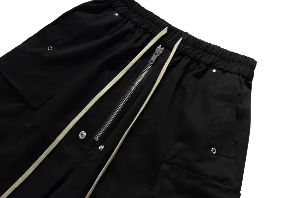 Rick Owens DRKSHDW Cargo Zip-Front Shorts Black - 10