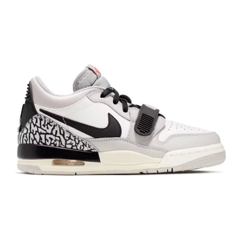 Jordan L*gacy 312 Low Tech Grey Fire Red Black 