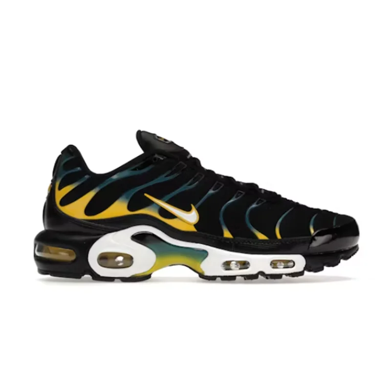 Nike air Max Plus Black Teal Yellow 