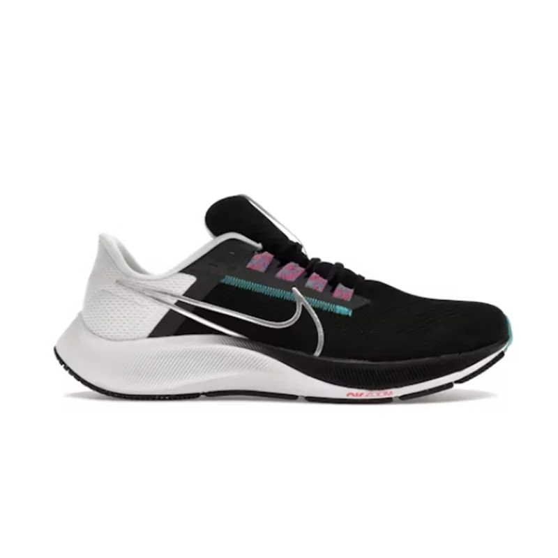 Nike air Zoom Pegasus 38 Black White Chlorine Blue 