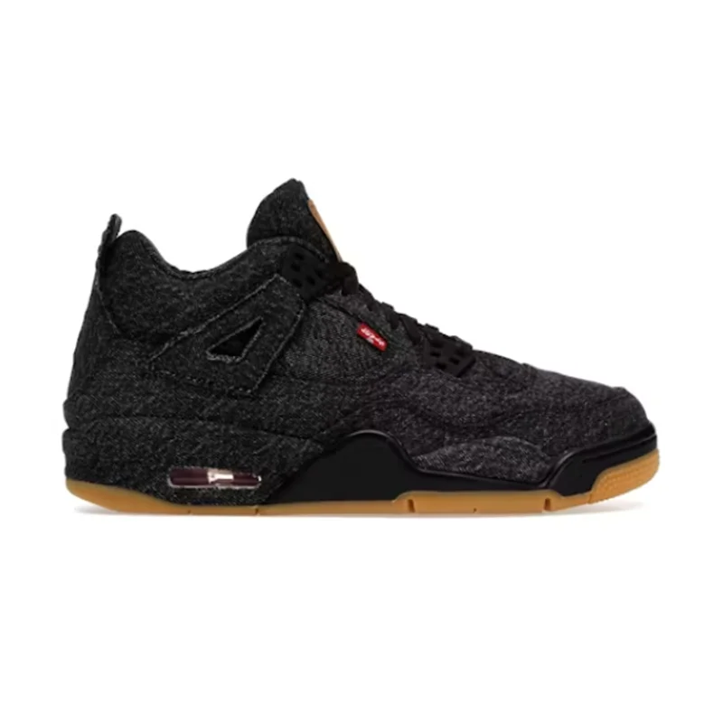 Jordan 4 Retr0 Levi&#39;s Black 