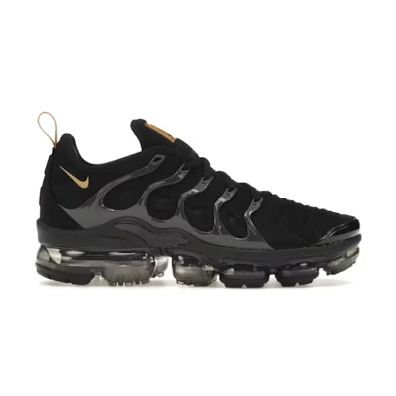 Nike air Vapor Max Plus Black Metallic Gold Anthra