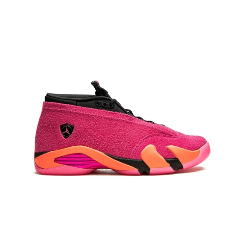 OG batch Jordan 14 Retro Low Shocking Pink. 