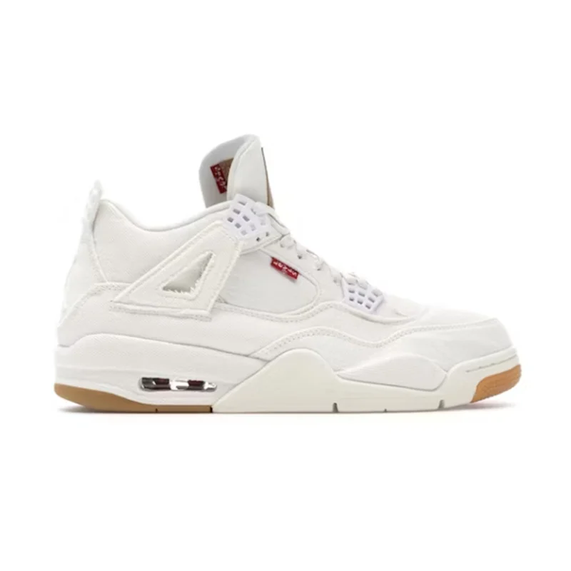 G*X batch Jordan 4 Retro Levi&#39;s White (Levi&#39;s Tag) 