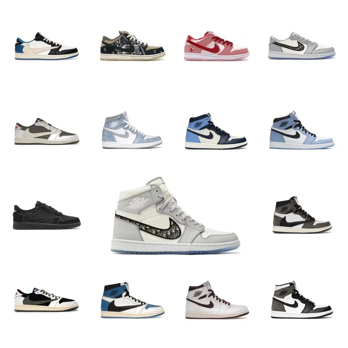 air jordan 1 multiple styles