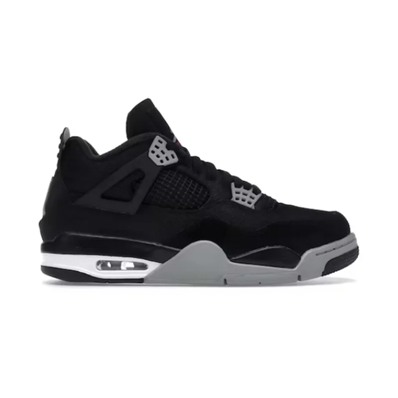 KX/KZ batch Jordan 4 Retro Black Canvas 