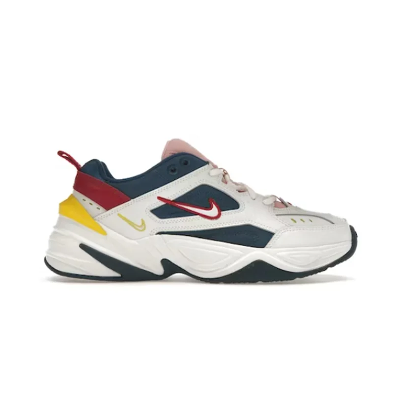 Nike M2K Tekno Blue Force Summit White Chrome Yellow 