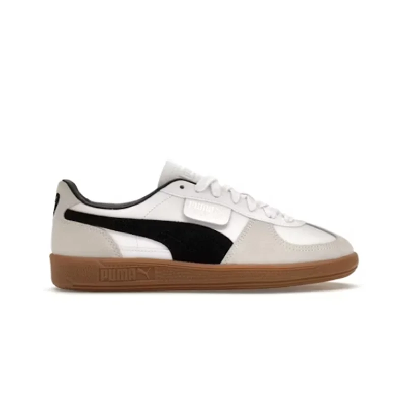 Puma Palermo Leather White Vapor Grey Gum 