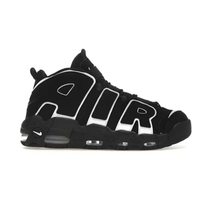 Nike air More Uptempo Black White 