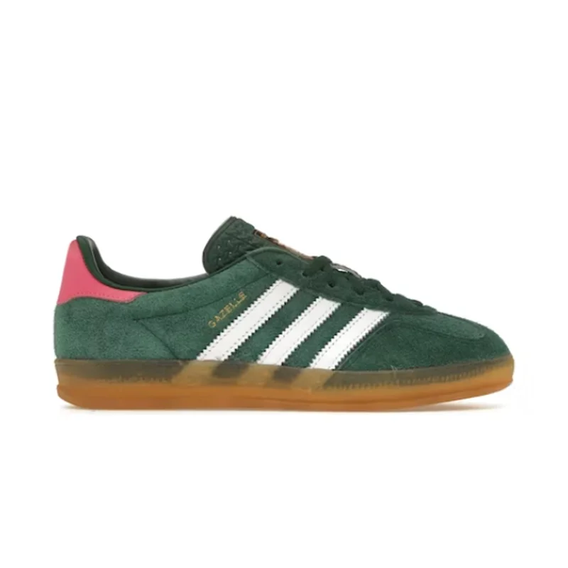 Adidas Gazelle Indoor Collegiate Green Lucid Pink 