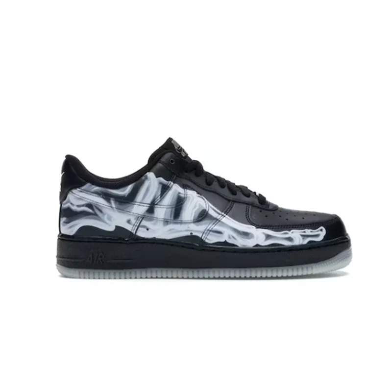 OG batch Nike air Force 1 Low Black Skeleton Halloween 