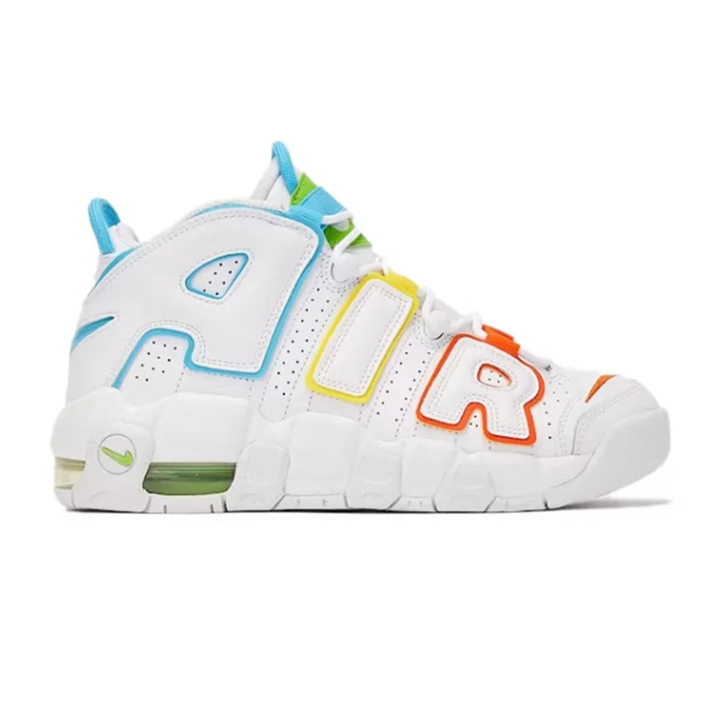 Nike air More Uptempo White Multi-Color 